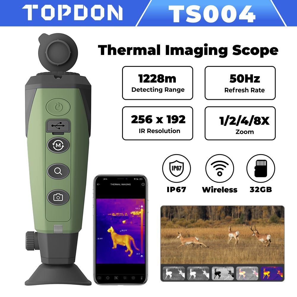TOPDON TS004 Thermal Imaging Monocular TISR 320x240 (50 Hz) Thermal Night Vision