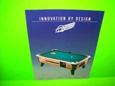 Dynamo Innovation By Design Original Pool Table Billiards Coin-Op Flyer Unused
