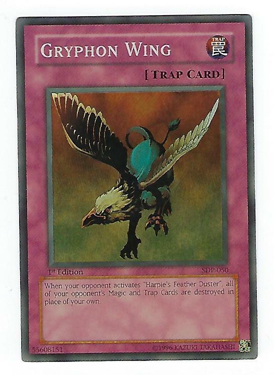 Yugioh Gryphon Wing SDP-050 1st Edition Foil Mint Yugioh Gryphon Wing SDP-050 1st Edition Foil Mint