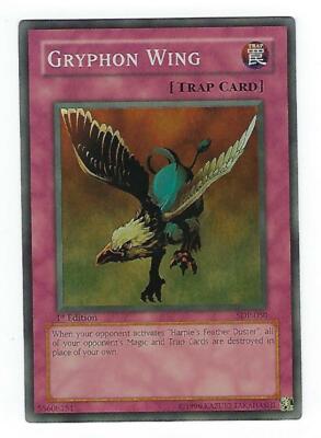 Yugioh Gryphon Wing SDP-050 1st Edition Foil Mint | eBay