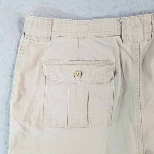 Saddlebred cargo hiking shorts men's 38 x 6.5 beige comfort waist cotton outdoor - Picture 8 of 12