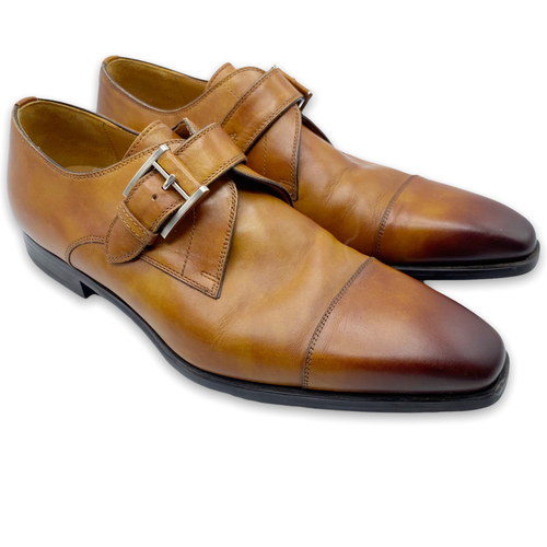 Leather Cognac Patricio Monk Strap 