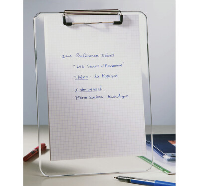 Cartella Portablocco MAUL - Con Tasca Trasparente, Clip Resistente, Lavabile, Perfetta Per Lavoro Mobile