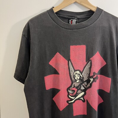 ミュージシャン RED HOT CHILI PEPPERS 1996 Vintage 90s Red Hot Chili Peppers 1996 World Tour T Shirt RHCP