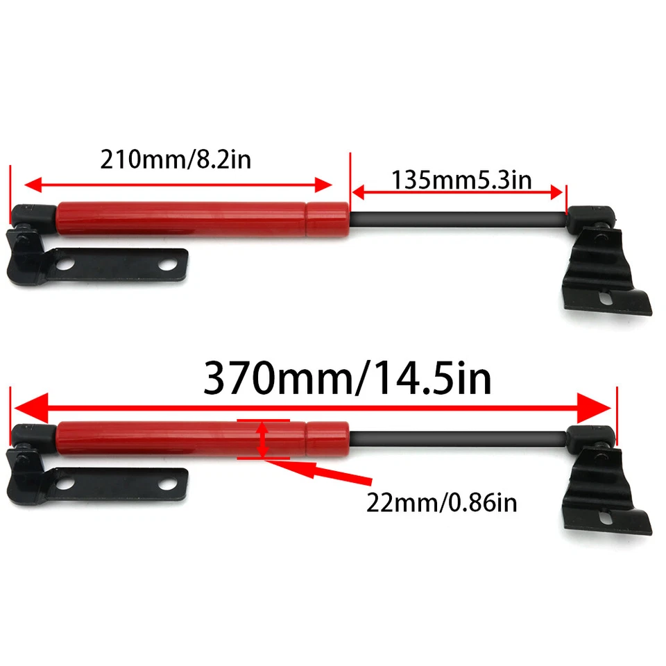 For 2005-2012 TOYOTA Hilux Vigo Auto Front Bonnet Gas Struts Hood Lift Support  - Imagem 3 de 4