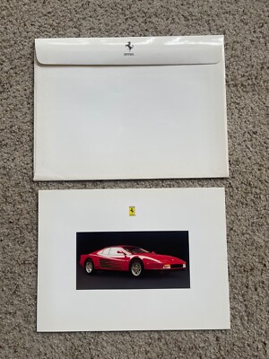 1990 Ferrari of North America, full line sales folder, with envolope. 