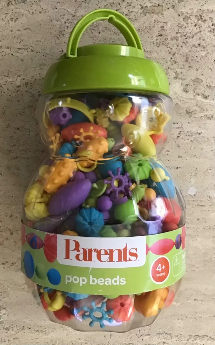 LARGE TUB OF PARENTS POP BEADS BY BATTAT EDUCATIONAL TOYS-MAKE JEWELRY &  CRAFTS