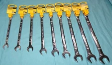 LOT OF 9 DeWalt Combination Wrench 11mm 12mm 13mm 14mm 15mm 16mm 17mm 18mm 19mm