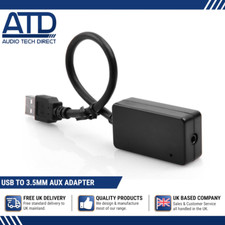 USB to AUX 3.5mm Audio Adapter for Audi VW MIB2 MIB3 Porsche PCM3.1 PCM4.0
