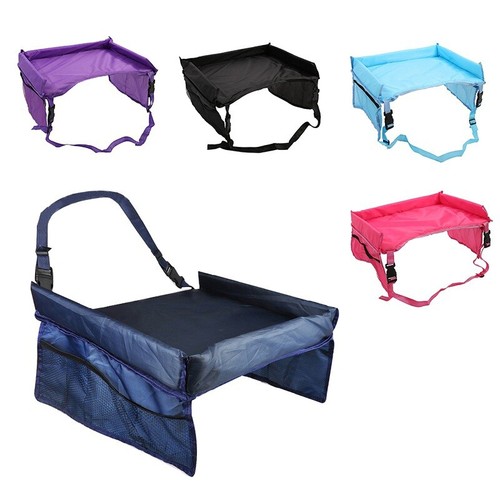 Baby Safety Travel Tray Drawing Board Table Kids Car Seat Snack Waterproof New - Picture 3 of 11