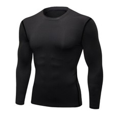 Mans Compression Thermal Base Layer Long Shirt Tops Legings Sports Gym Tight Dry