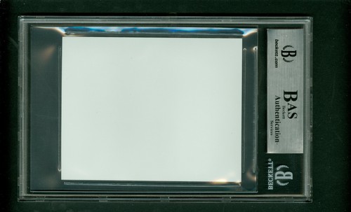 Yogi Berra Vintage Autograph Small Photo shaving w/ Tom Byrne Beckett COA To Ted - Picture 2 of 2