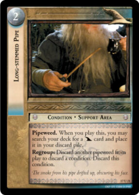 LOTR TCG Rise of Saruman LONG-STEMMED PIPE 17U21 LP/NM a Top Shelf Card