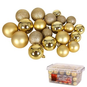 Immagini Di Palle Di Natale.Palle Di Natale 70 Palline Color Oro Diverse Misure Decorazioni Albero Natale Ebay