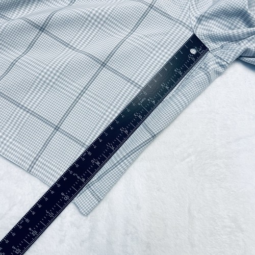 Oneill Shorts Mens Tagged 36 Waist Gray Black White Plaid Pattern Button Closure - Picture 8 of 8