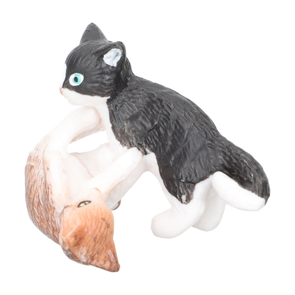 Mini Kitten Figurine Toy Cat Model Child Car Decor Decoration