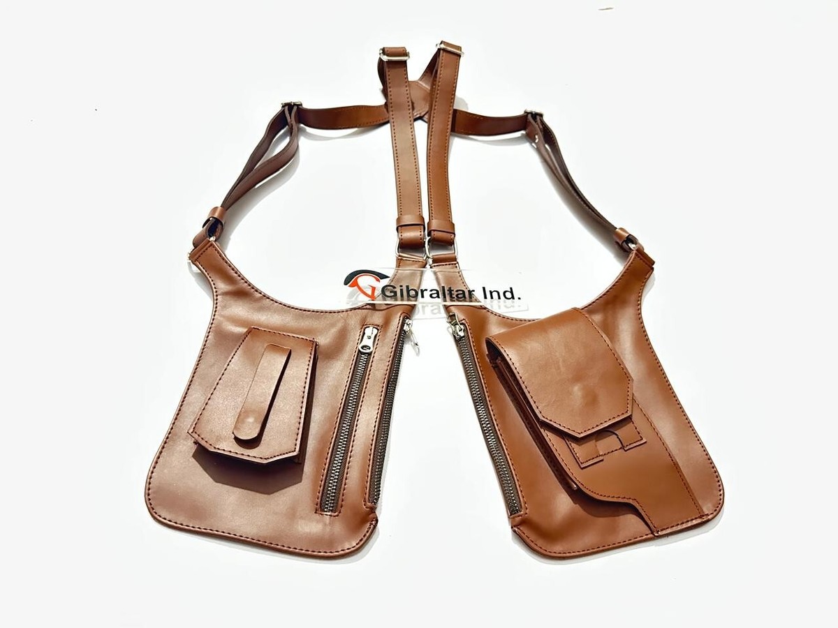 Leather Crossbody Bag Anti Theft Leather Phone Holster Men/Women