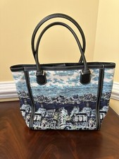 talbots purse handbag tapestry