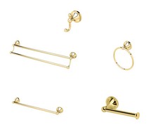 Gatco Hatton Towel Bar Polished Brass