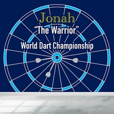 Darts Dart Board Backdrop Wall Paper Wall Mural Standard Wallpaper Paste Fit