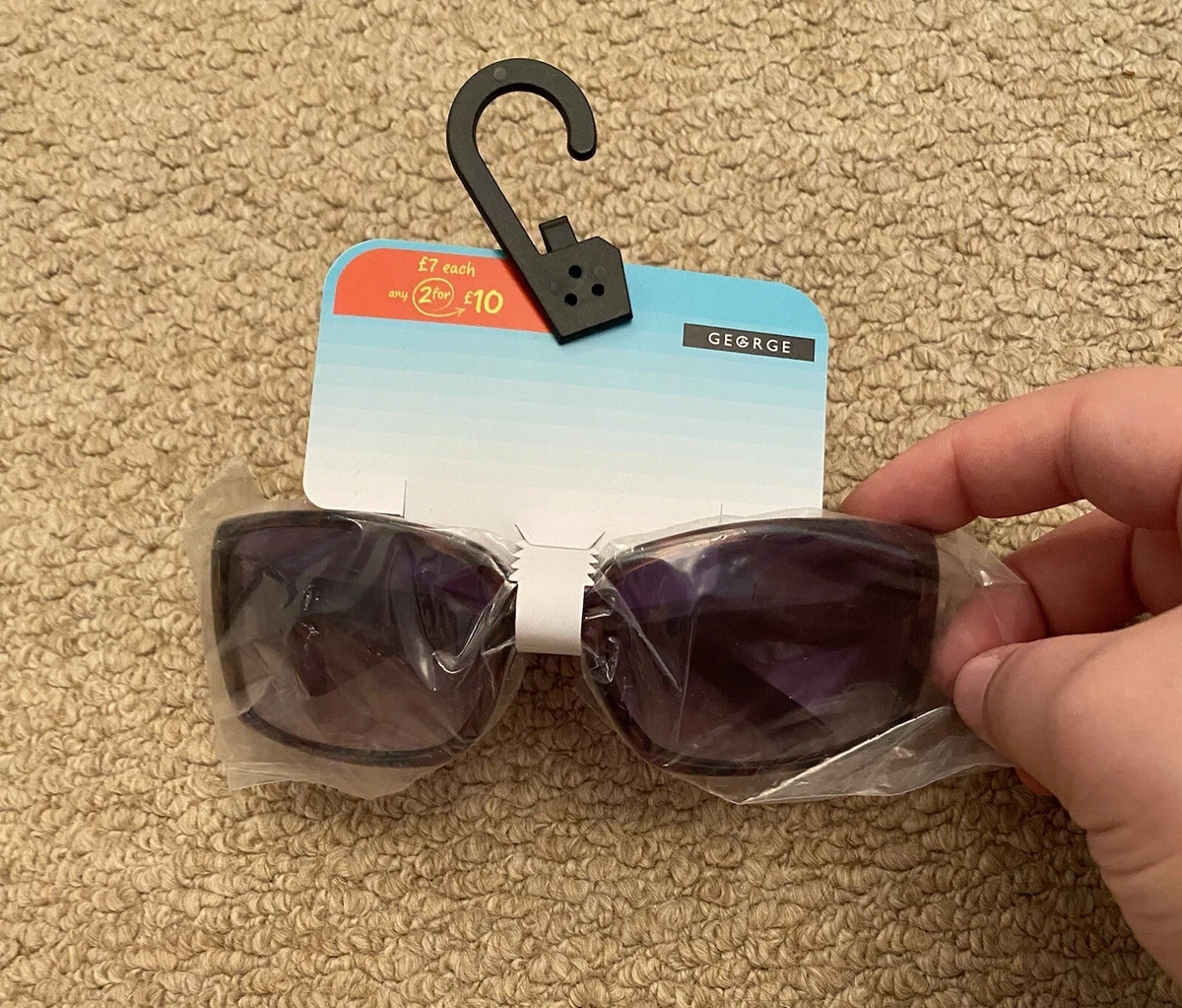 Women s George ASDA Brown Toirtoise Shell Sunglasses Summer Holiday