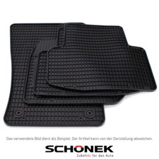 SCHÖNEK Gummimatten Gummifußmatten Fußmatten für BMW 5er G60 i5 LIMO 4-teilig