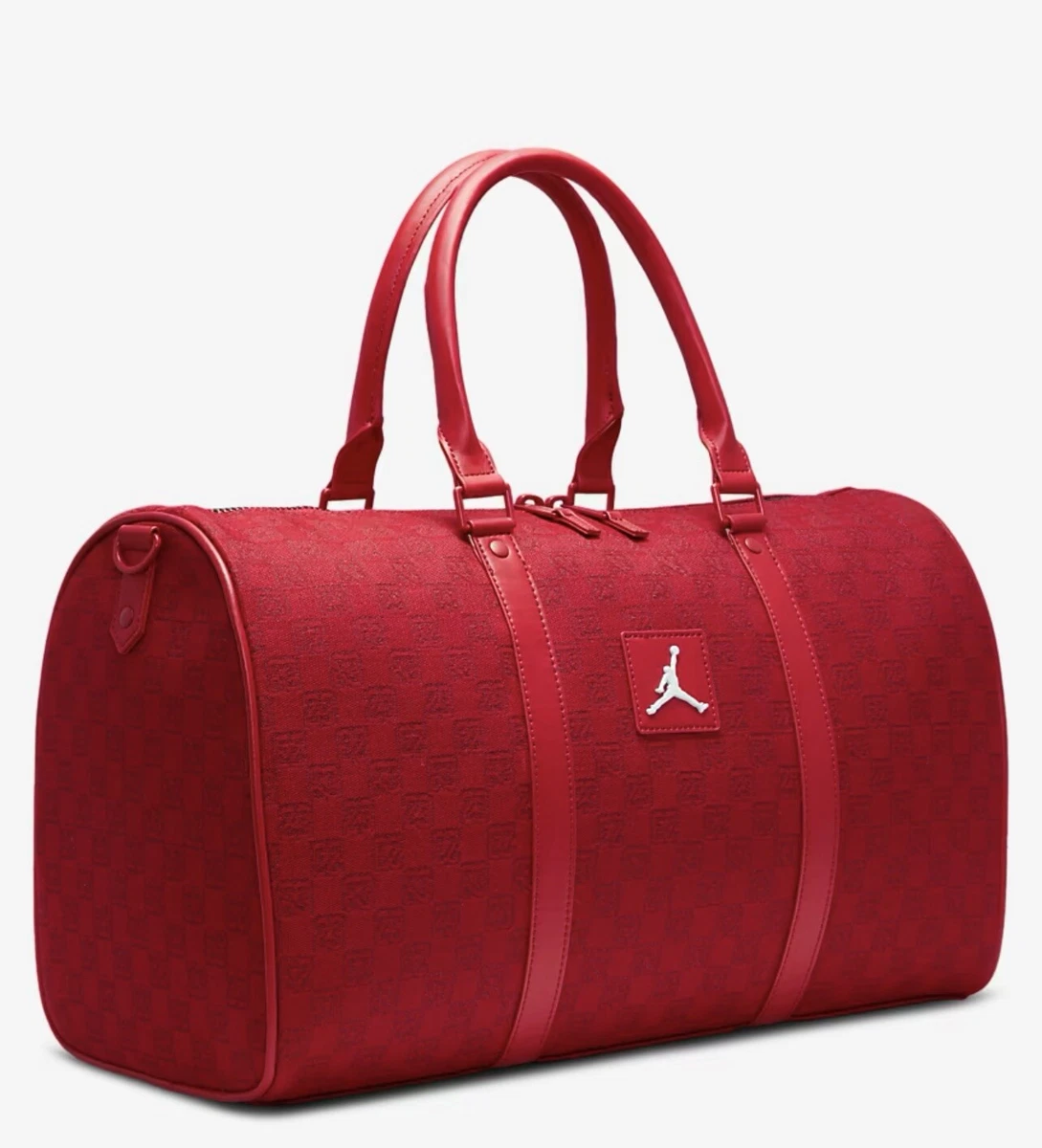 新品 Jordan Brand Monogram Duffle Bag Red