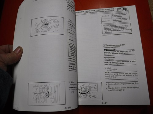 Yamaha YZF-R1P 2002 YZF-R1PC MANUAL DE SERVICIO DE REPARACIÓN ORIGINAL DE FÁBRICA R1 - Imagen 6 de 6
