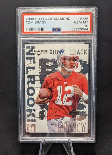 2000 Upper Deck UD Black Diamond Tom Brady PSA 10 Gem Mint