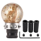 Transparent Round Shape Ball Car Gear Shifter Knob Universal Fit Auto Manual Car