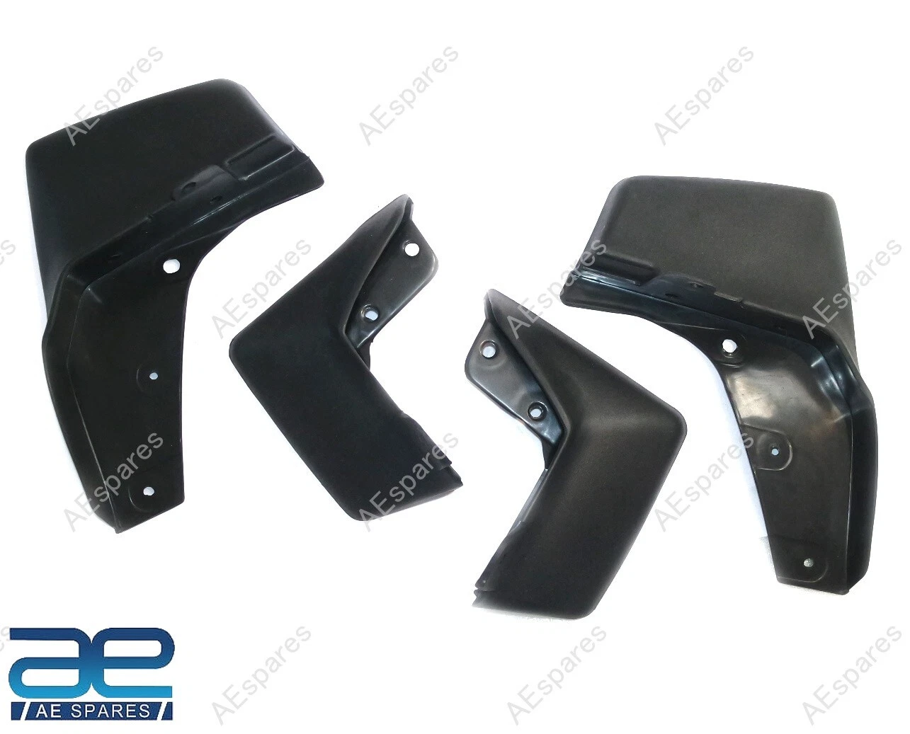 Mud Flap Set of 4 Black For Ford EcoSport Type 1 2013-2017 view 5