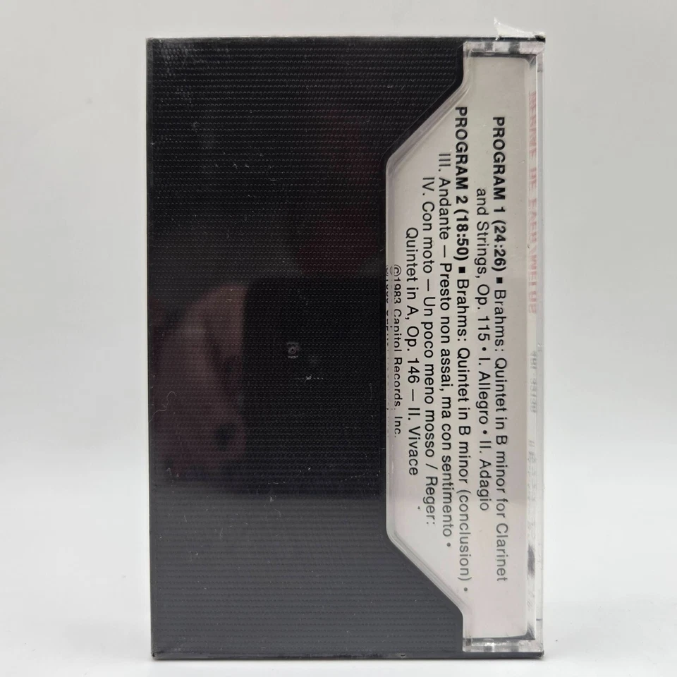 Brahms: Clarinet Quintet Gervase de Peyer / Melos (Cassette Tape Angel Redline) - Image 2 of 4