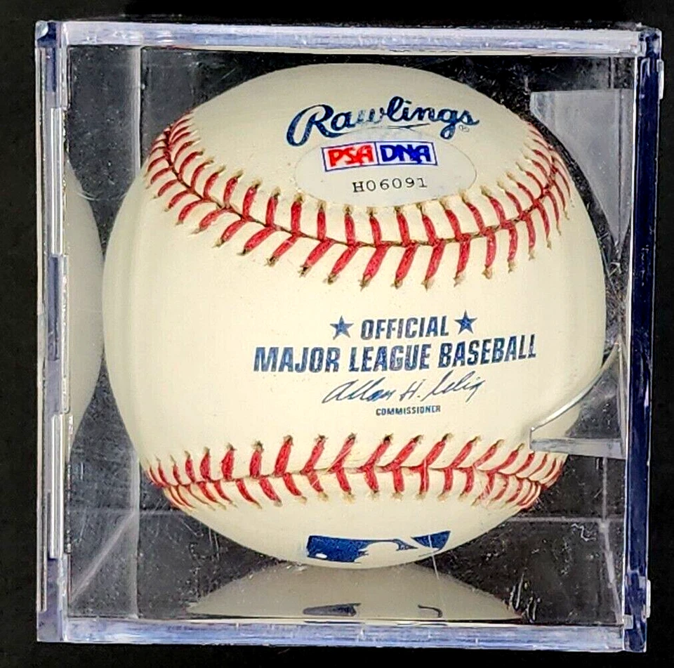 Yunel Escobar Single Signed Rawlings Autograph OML Baseball PSA / DNA Sticker - Image 3 of 4