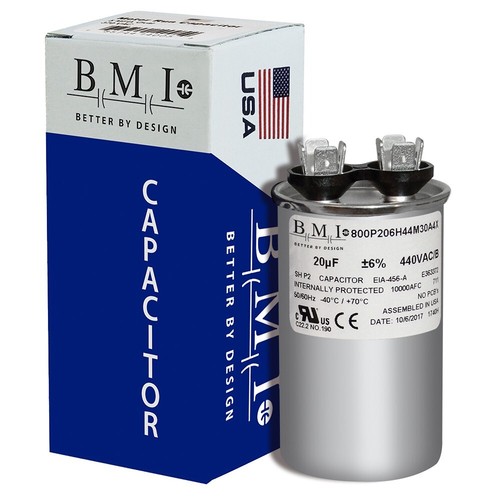 USA Run Capacitor 20 MFD 440/370 Volt, Round - Picture 2 of 5
