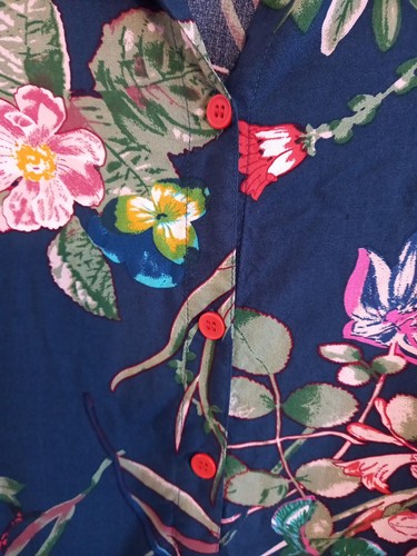 Designer Joe Browns Size 24 Long Blouse Shirt Dress Tropical Print Side Splits - Picture 3 of 15