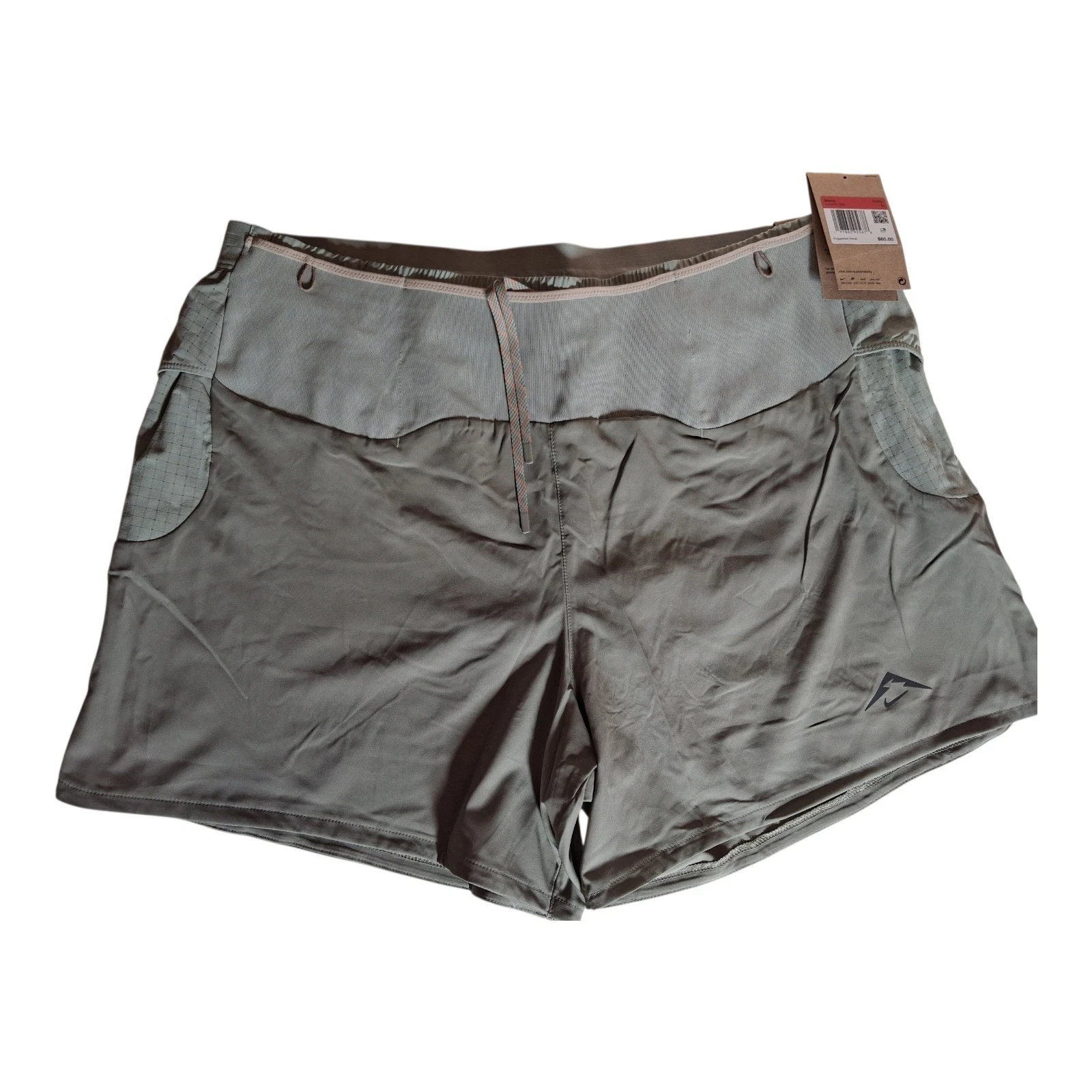 Nike Trail Second Sunrise 5" Brief-Lined Running Shorts - Large - Mint Green