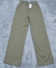 Cotton On® Women's Carter Wide Leg Pants Soft Olive Size 4 Brand New With Tag(s)