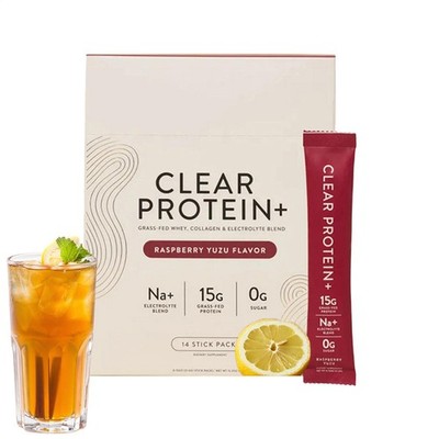 NEW Arrae Clear Protein Plus 15g Grass-Fed Raspberry Yuzu Zero Sugar