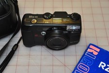 Ricoh RZ-3000 35mm Film Point and Shoot Camera Black Tested W Case