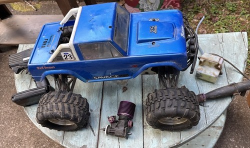 HPI Savage 25 Nitro Monster Truck For Parts Or Project HPI Nitro Savage Truck RC