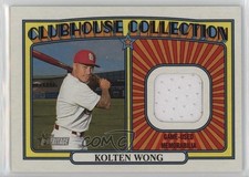 2021 Topps Heritage Clubhouse Collection Relics Kolten Wong #CCR-KW 1wv