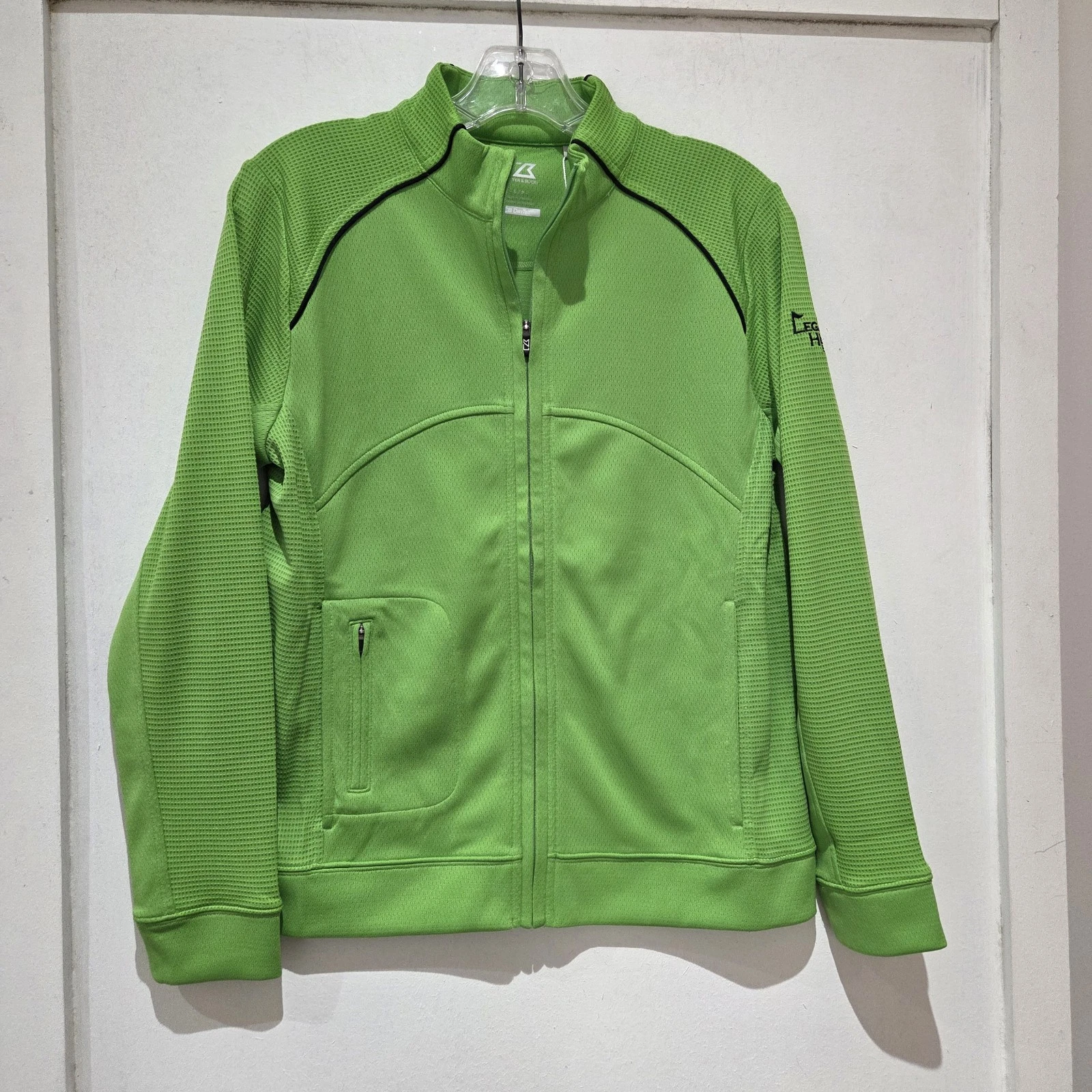 Cutter & Buck Green Drytec Golf Jacket Womens Size Small Legacy Hills Course New