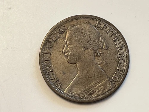 1865 Victoria Farthing — photo from the most recent tracked eBay sale