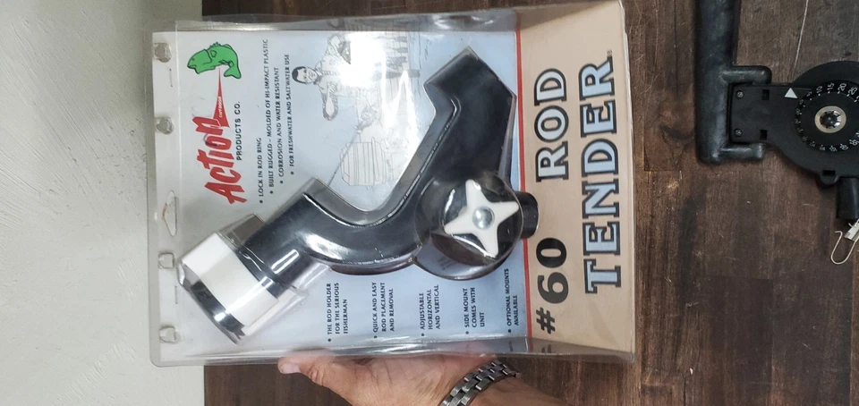 Downrigger manual Cannon Mini-Troll con pluma de 12 pulgadas cable de 100 pies más soporte de varilla  Foto 3 de 4