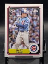 2025 Topps Archives - 1987 Topps Boardwalk and Baseball Matt Shaw #87BB-25 (RC)