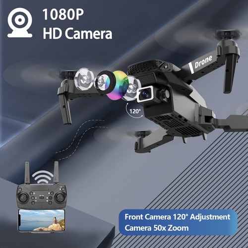 1080P Camera for Adults Beginners Kids Foldable RC Quadcopter Toys Drone 1080P F - Picture 2 of 7