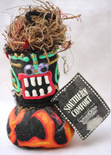 Vintage Southern Comfort Voodoo Doll Promo SoCo Mojo New Orleans Bar Advertising