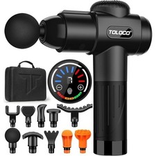 Massage Gun Deep Tissue Back Massage for Athletes Percussion Massager Black