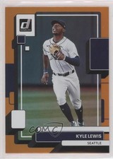 2022 Panini Donruss Holo Orange Kyle Lewis #100 0m0g