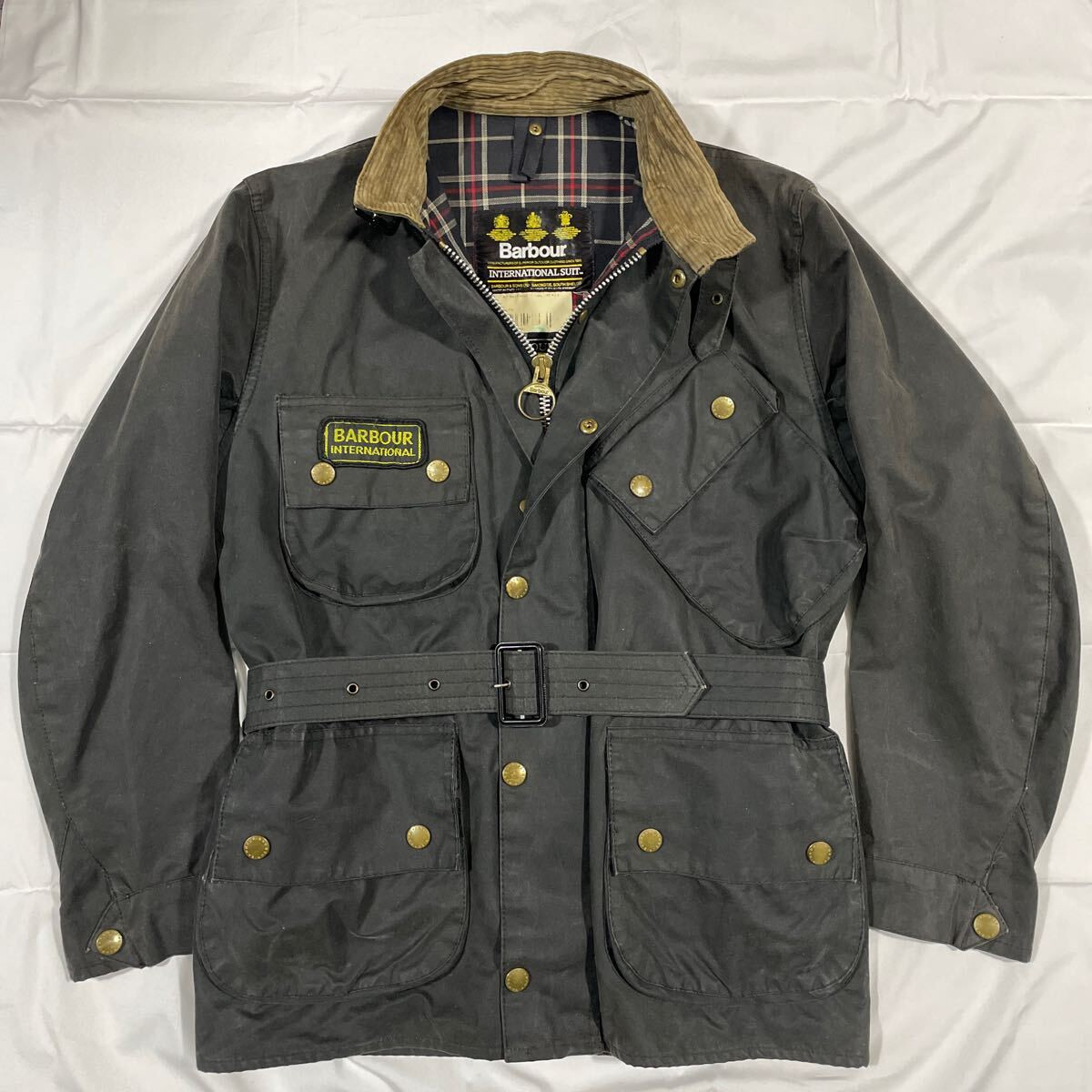 Barbour International Jacket C36 Black Made in England 90s Barbour International Jacket C36 Black Made in England 90s
